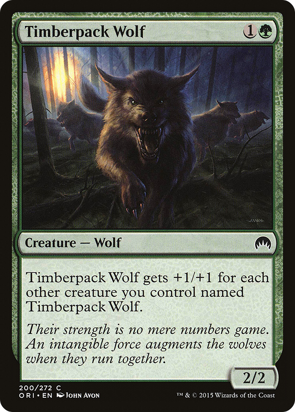 Timberpack Wolf (ORI-200) - Magic Origins Foil