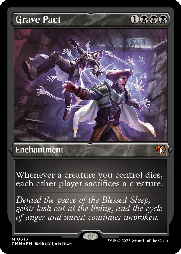 Grave Pact (Foil Etched) (CMM-513) - Commander Masters Foil