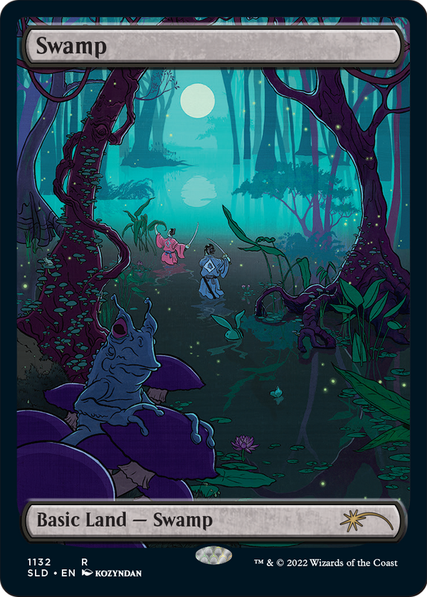 Swamp (1132) (SLD-1132) - Secret Lair Drop Foil