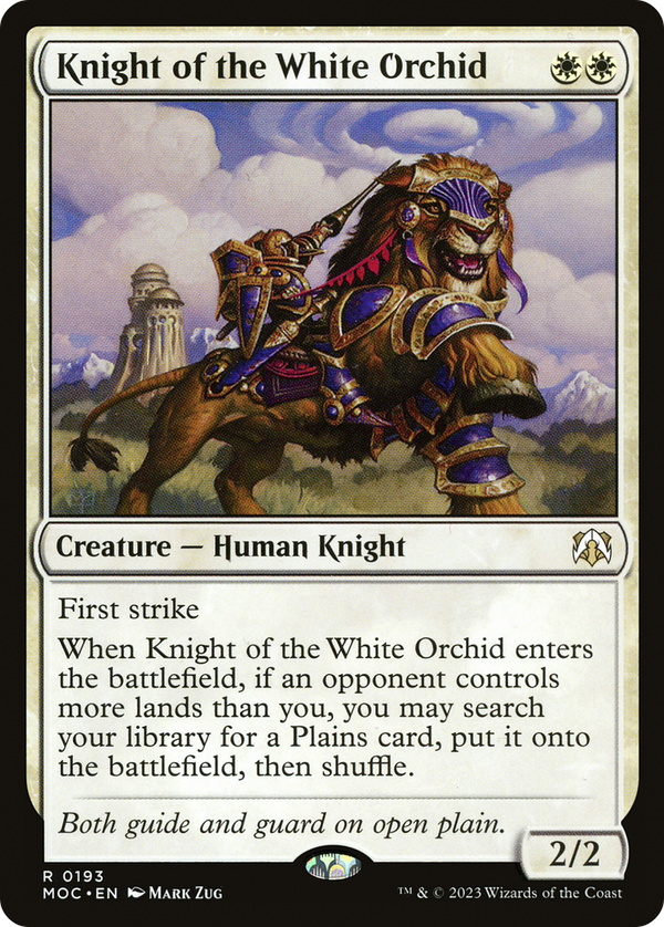 Knight of the White Orchid (MOC-193) - March of the Machine Commander