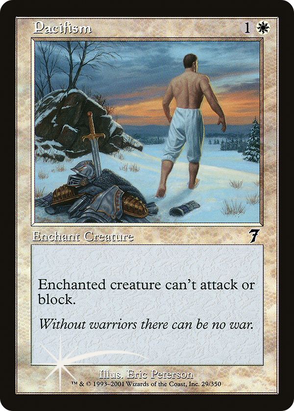 Pacifism (7ED-29★) - 7th Edition Foil