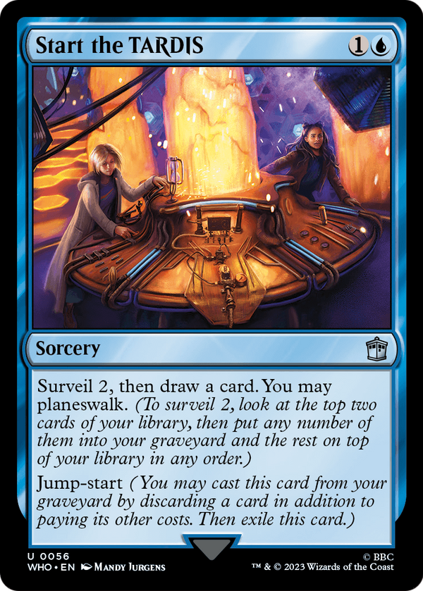 Start the TARDIS (WHO-056) - Doctor Who Foil
