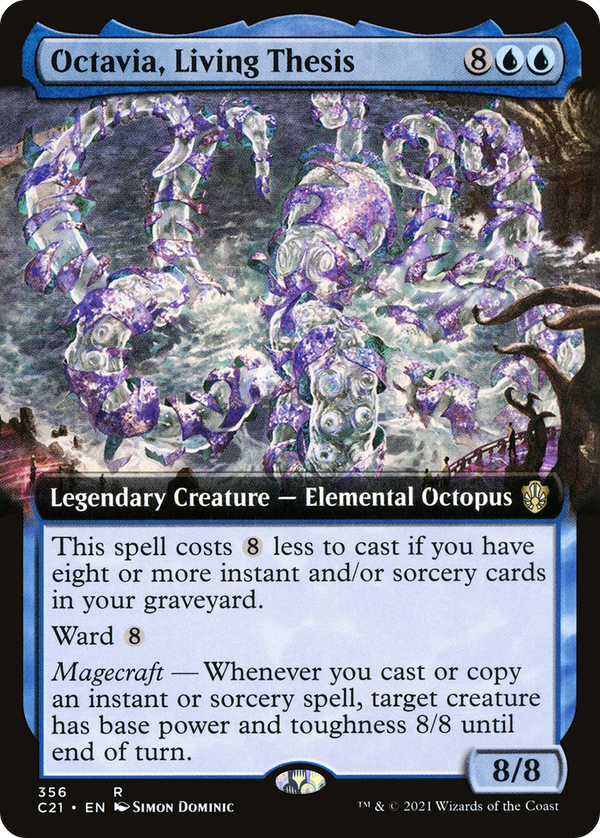 Octavia, Living Thesis (Extended Art) (C21-356) - Commander 2021: (Extended Art)