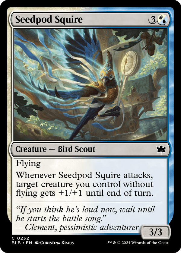 Seedpod Squire (BLB-232) - Bloomburrow Foil