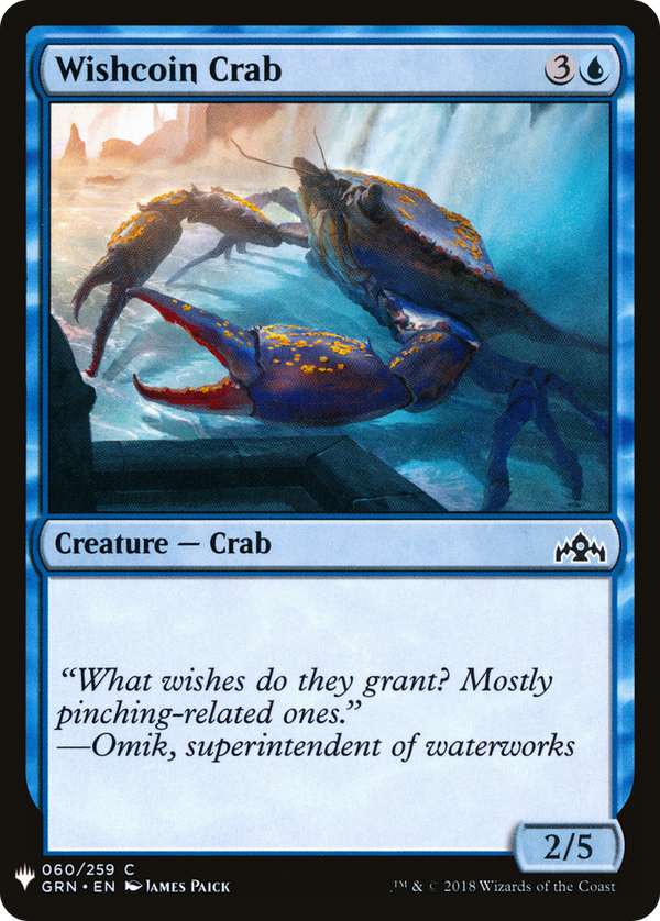 Wishcoin Crab (LIST-GRN-60) - The List