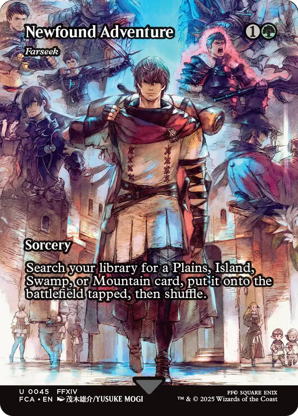 Newfound Adventure - Farseek (Showcase) (FCA-045) - FINAL FANTASY: Through the Ages / Newfound Adventure (Borderless) Foil
