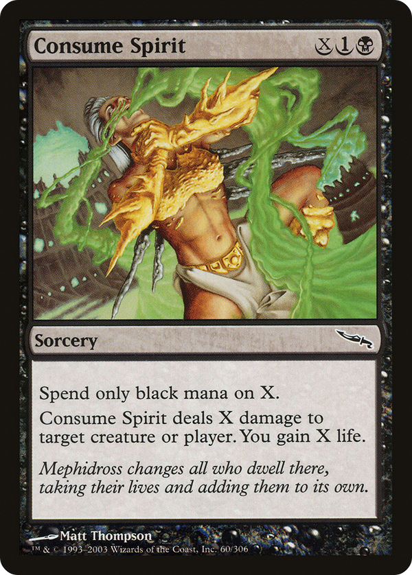 Consume Spirit (MRD-060) - Mirrodin Foil