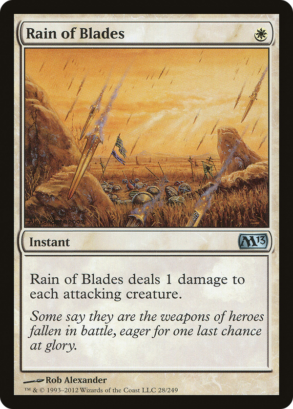 Rain of Blades (M13-028) - Magic 2013