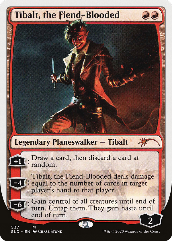 Tibalt, the Fiend-Blooded (WB) (SLD-537) - Secret Lair Drop