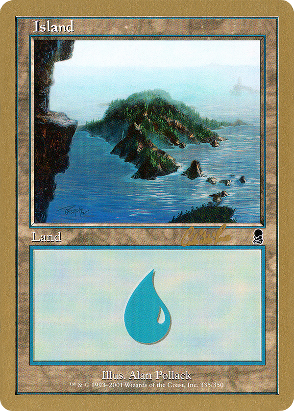 Island (335) - 2002 Carlos Romao (ODY) (WCD-CR335) - World Championship Decks 2002