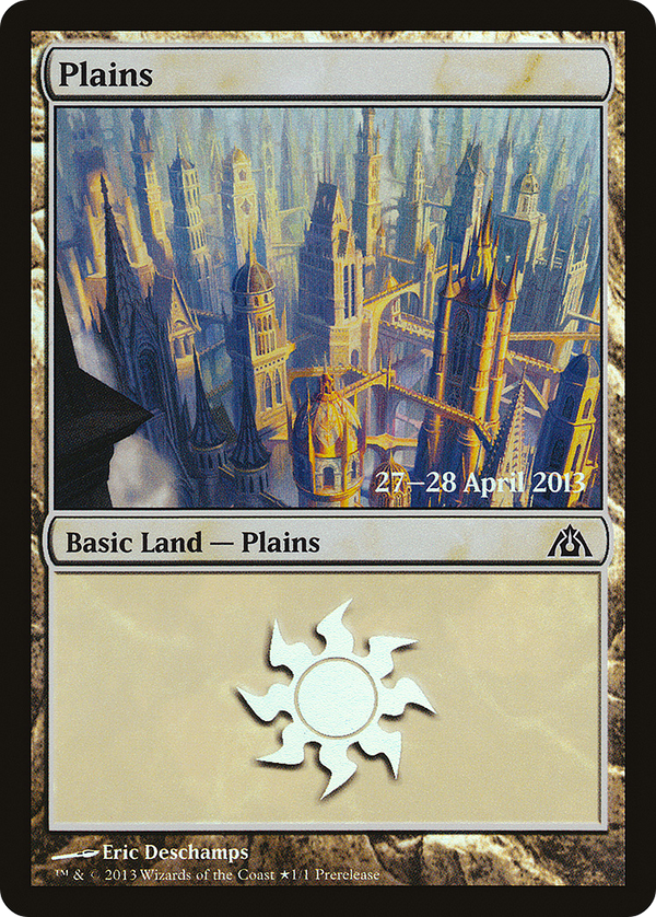 Plains (Dragon's Maze) (PRE-157★) - Dragon's Maze Promos Foil