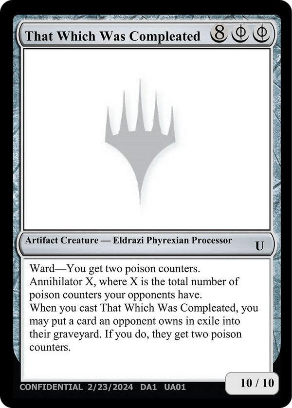That Which Was Compleated (UNK-UA01B) - Unknown Event