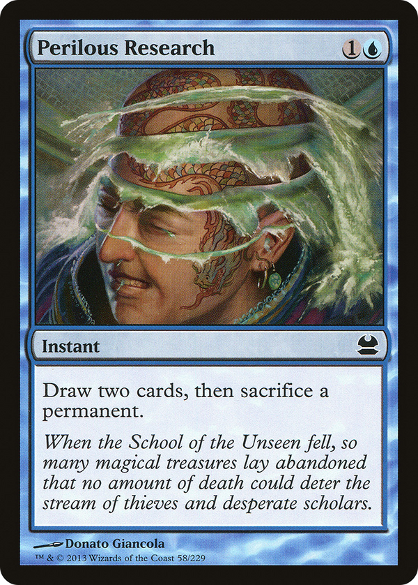 Perilous Research (MMA-058) - Modern Masters Foil