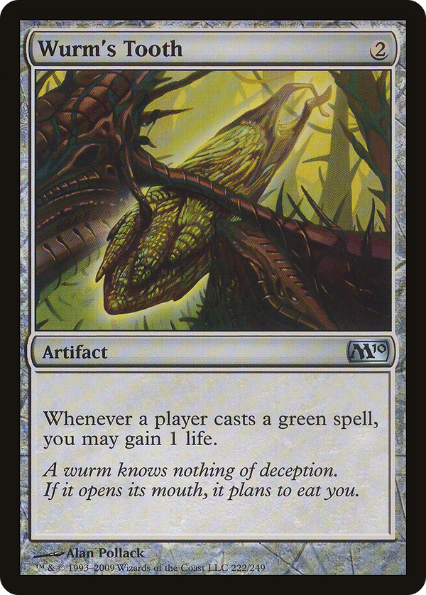Wurm's Tooth (M10-222) - Magic 2010