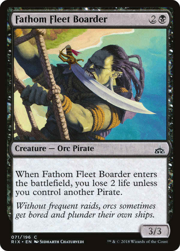 Fathom Fleet Boarder (RIX-071) - Rivals of Ixalan Foil