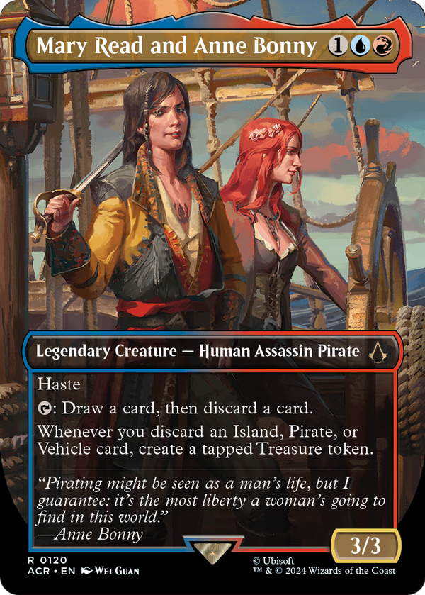 Mary Read and Anne Bonny (Borderless) (ACR-120) - Assassin's Creed