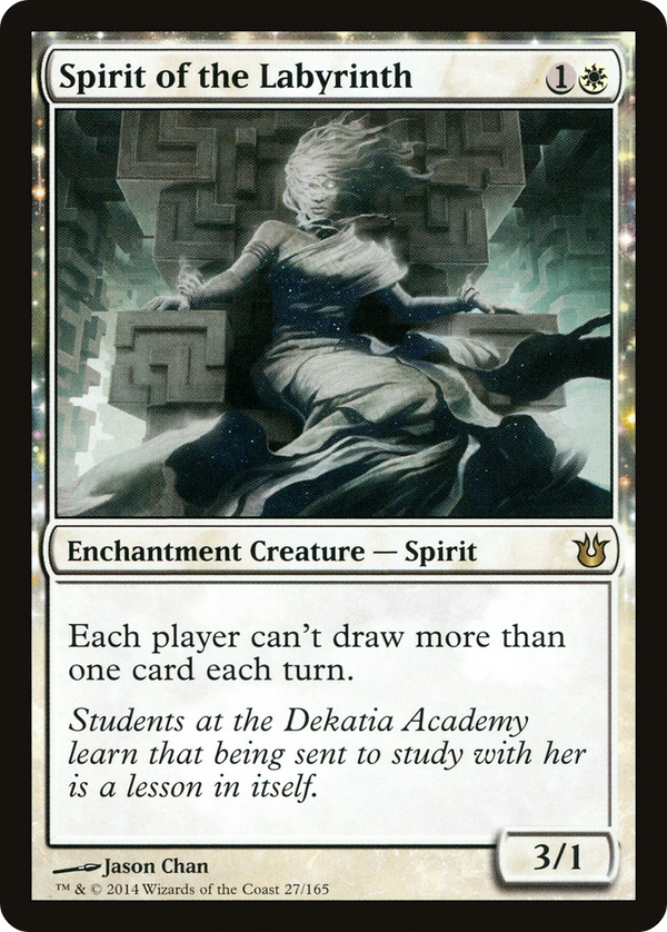 Spirit of the Labyrinth (BNG-027) - Born of the Gods: (enchantment)