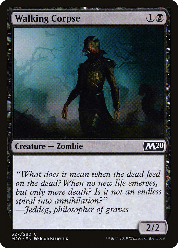 Walking Corpse (M20-327) - Core Set 2020