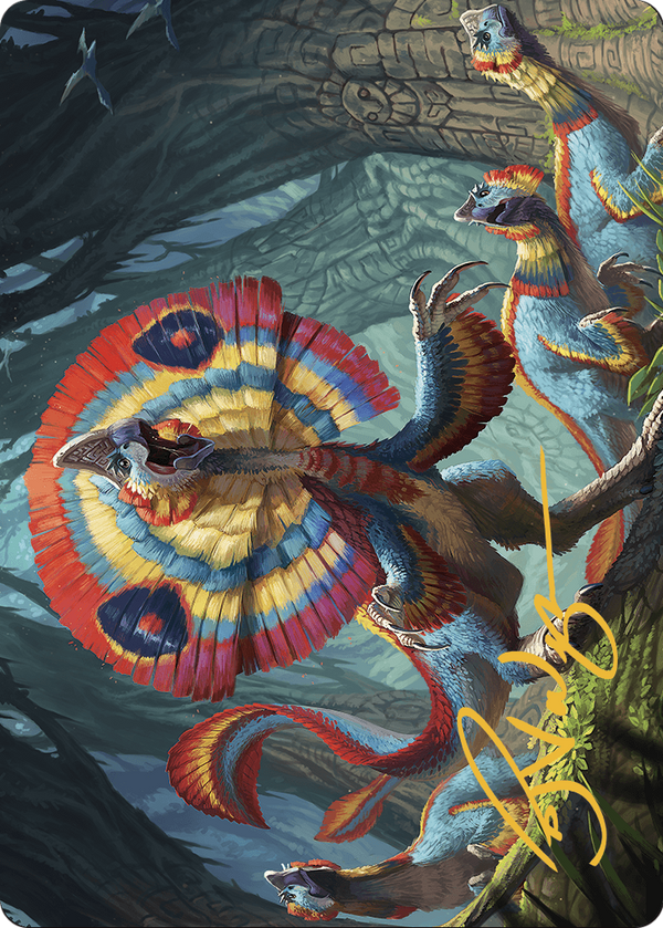 Sunfrill Imitator // Sunfrill Imitator (ALCI-078) - The Lost Caverns of Ixalan Art Series (Borderless) Foil