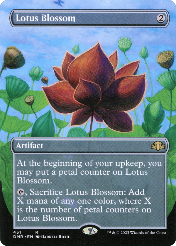 Lotus Blossom (Borderless) (DMR-451) - Dominaria Remastered Foil