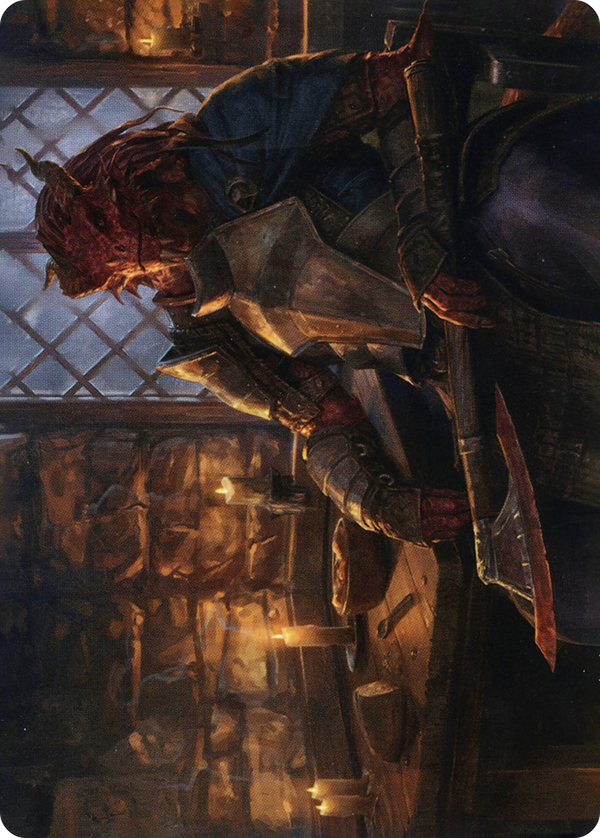 Jaded Sell-Sword // Jaded Sell-Sword (AAFR-047) - Adventures in the Forgotten Realms Art Series (Borderless)