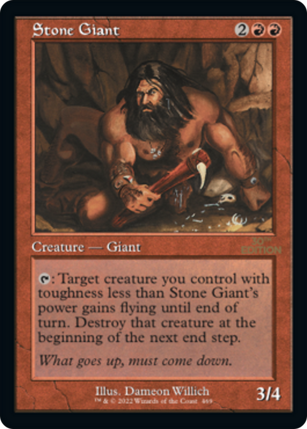 Stone Giant (Retro Frame) (30A-469) - 30th Anniversary Edition