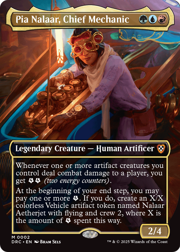 Pia Nalaar, Chief Mechanic (Borderless) (DRC-002) - Commander: Aetherdrift