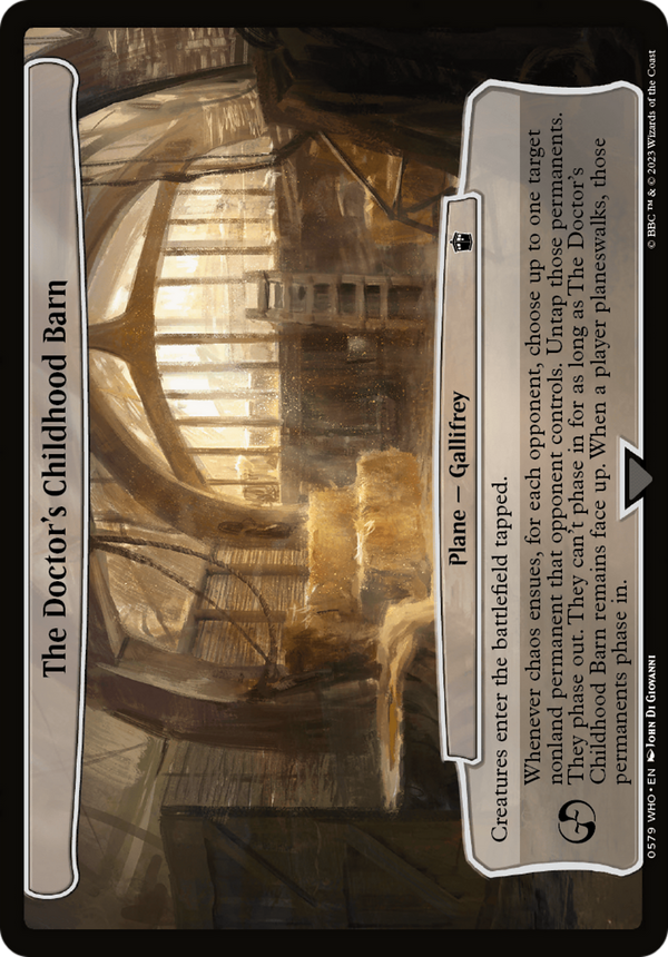 The Doctor's Childhood Barn (WHO-579) - Doctor Who