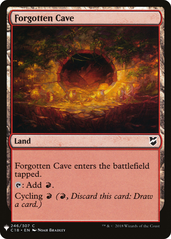 Forgotten Cave (LIST-C18-246) - The List