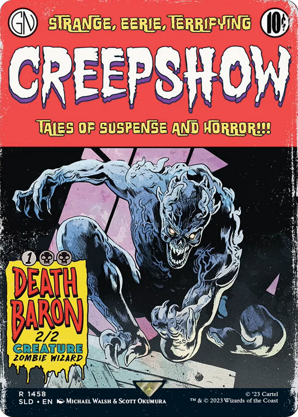 Death Baron (SLD-1458) - Secret Lair Drop: (Full Art) (Borderless)