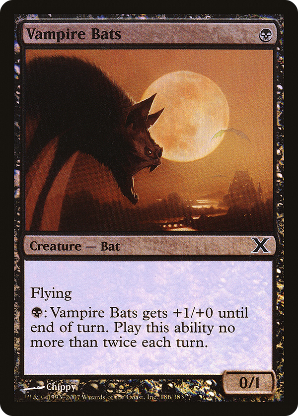 Vampire Bats (10E-186★) - Tenth Edition Foil