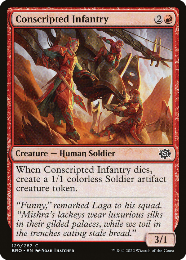 Conscripted Infantry (BRO-129) - The Brothers' War