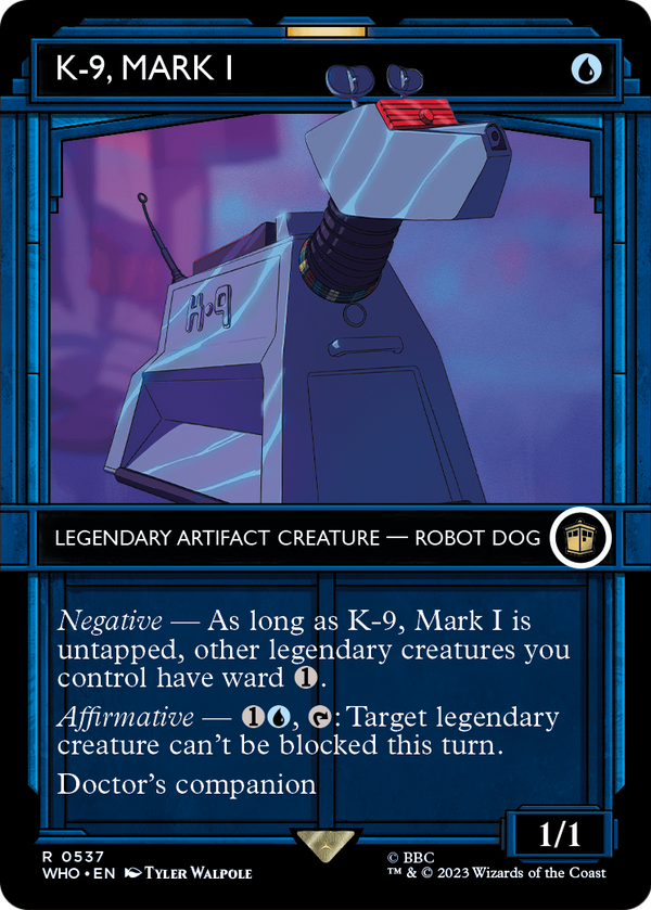 K-9, Mark I (Showcase) (WHO-537) - Doctor Who: (Showcase) (Borderless) Foil