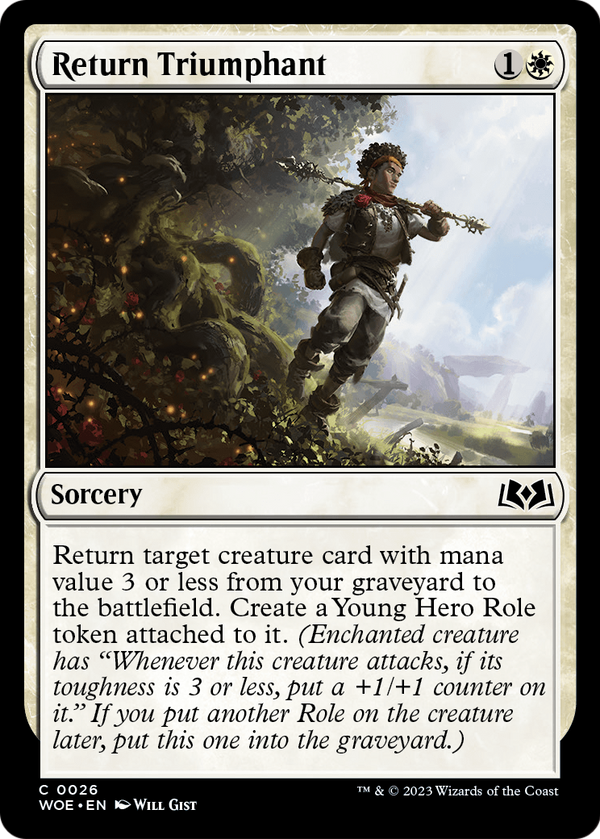 Return Triumphant (WOE-026) - Wilds of Eldraine Foil