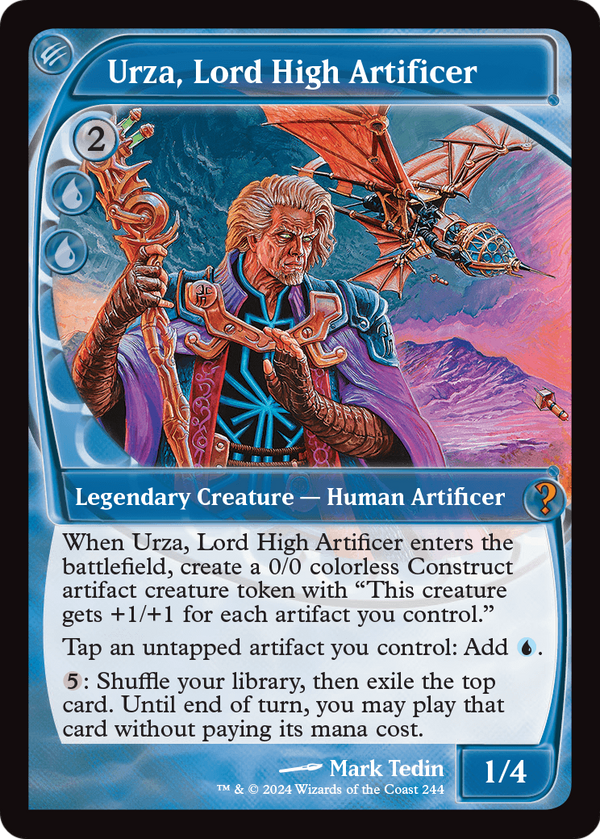 Urza, Lord High Artificer (Future Sight) (MB2-244) - Mystery Booster 2 Foil