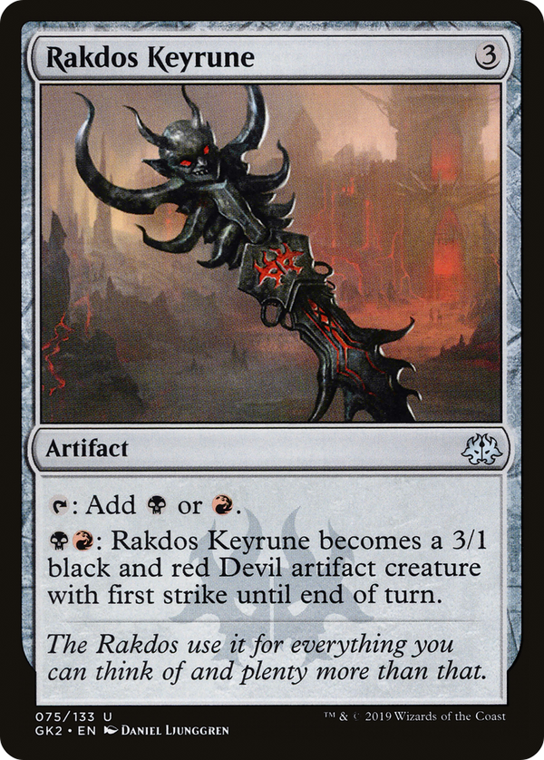 Rakdos Keyrune (GK2-075) - RNA Guild Kit