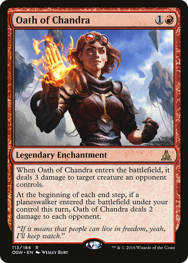 Oath of Chandra (OGW-113) - Oath of the Gatewatch Foil