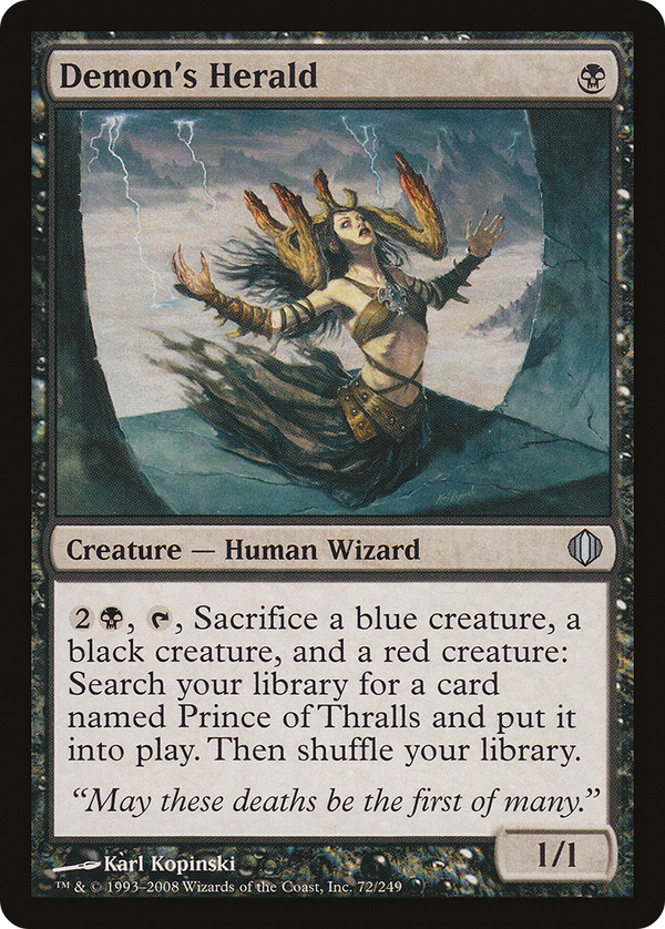 Demon's Herald (ALA-072) - Shards of Alara Foil