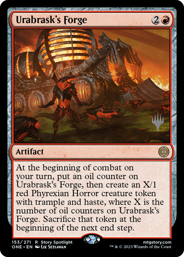Urabrask's Forge (PPONE-153) - Phyrexia: All Will Be One Promos Foil
