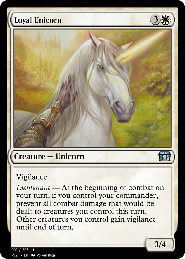 Loyal Unicorn (PZ2-70729) - Treasure Chest