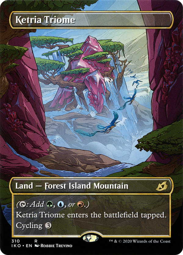 Ketria Triome (Showcase) (IKO-310) - Ikoria: Lair of Behemoths: (Showcase) (Borderless)