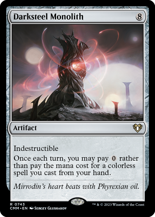 Darksteel Monolith (CMM-743) - Commander Masters