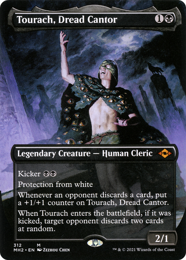 Tourach, Dread Cantor (Borderless) (MH2-312) - Modern Horizons 2 (Borderless)
