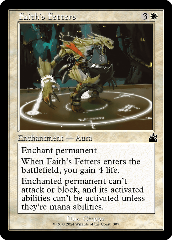Faith's Fetters (Retro Frame) (RVR-307) - Ravnica Remastered