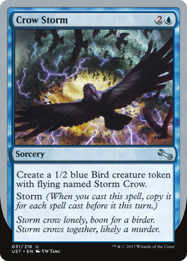 Crow Storm (UST-031) - Unstable Foil
