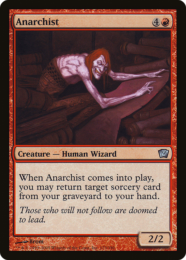 Anarchist (9ED-173) - 9th Edition Foil