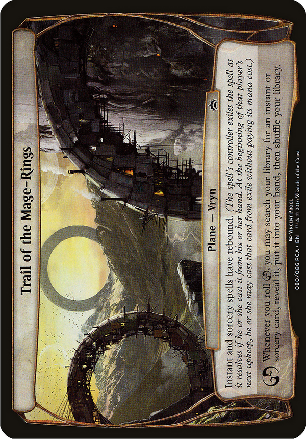 Trail of the Mage-Rings (Planechase Anthology) (OVER-) - Planechase Anthology Planes