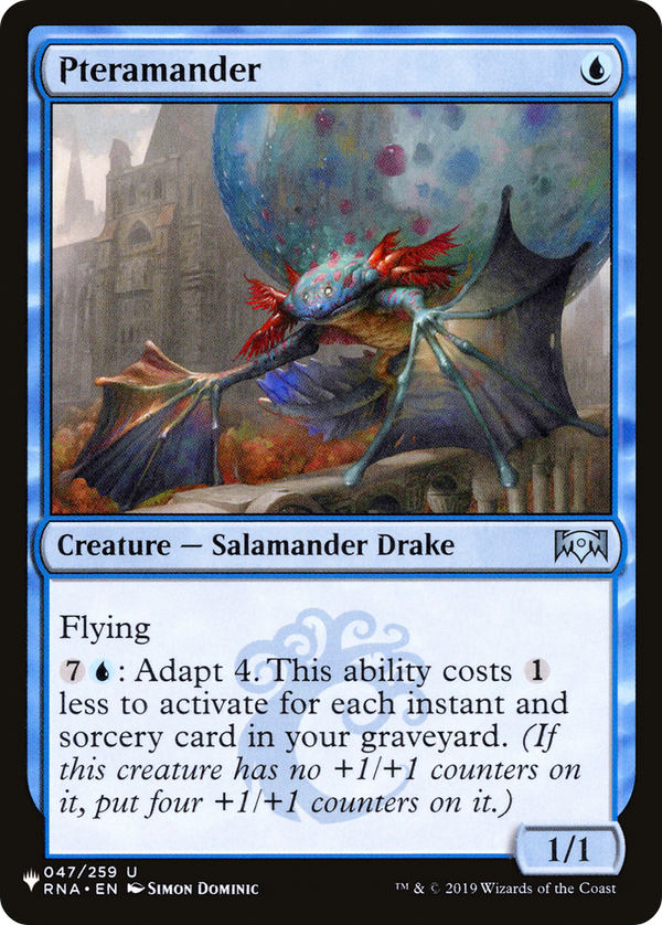 Pteramander (LIST-RNA-47) - The List