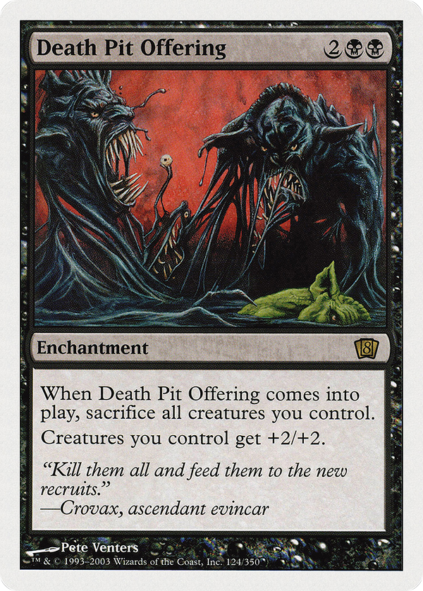 Death Pit Offering (8ED-124) - 8th Edition