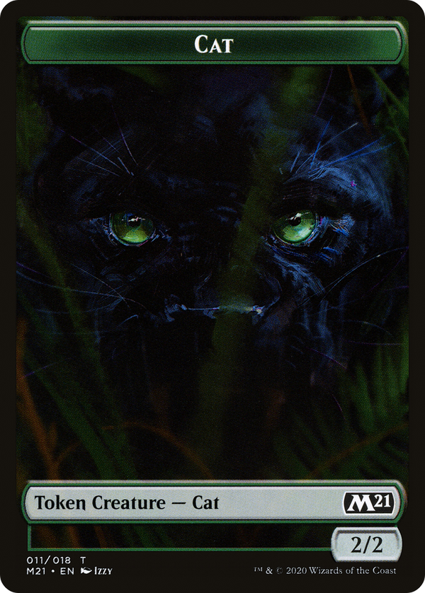Cat (TM21-011) - Core Set 2021 Tokens Foil